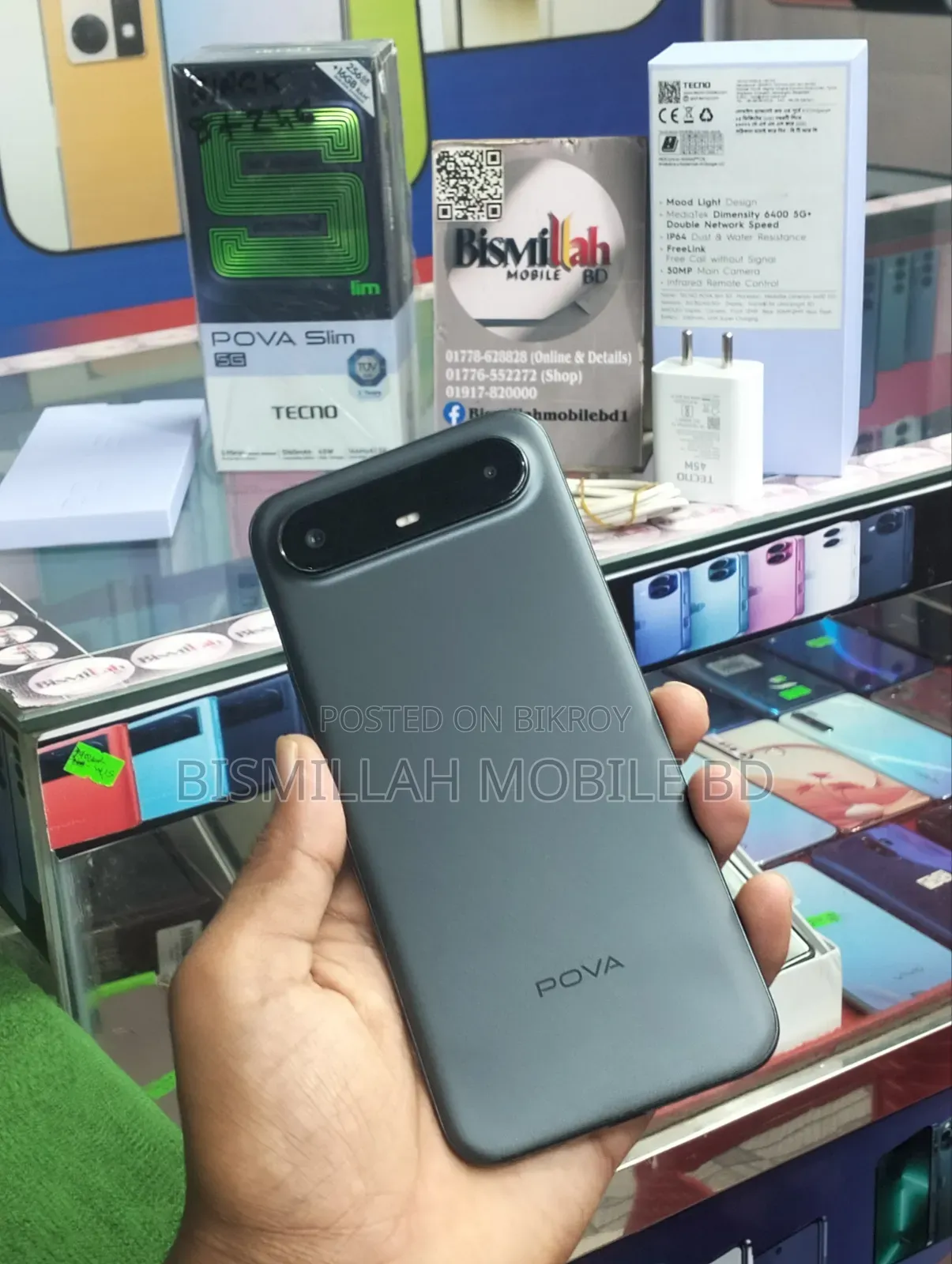 Tecno Pova Slim 5G 256 GB Black