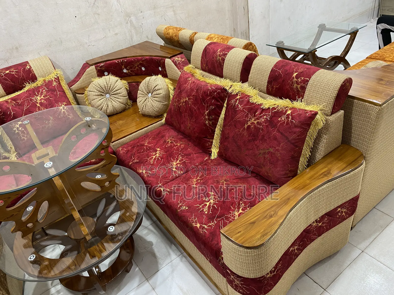 মিনি কর্নার সোফা ৫ সিট ১ কর্নার