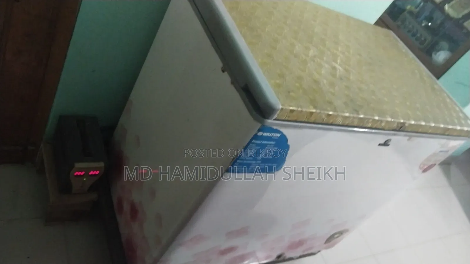জরুরি বিক্রয়: চমৎকার কন্ডিশনের ওয়ালটন ব্র্যান্ডের ডিপ ফ্রিজ ।