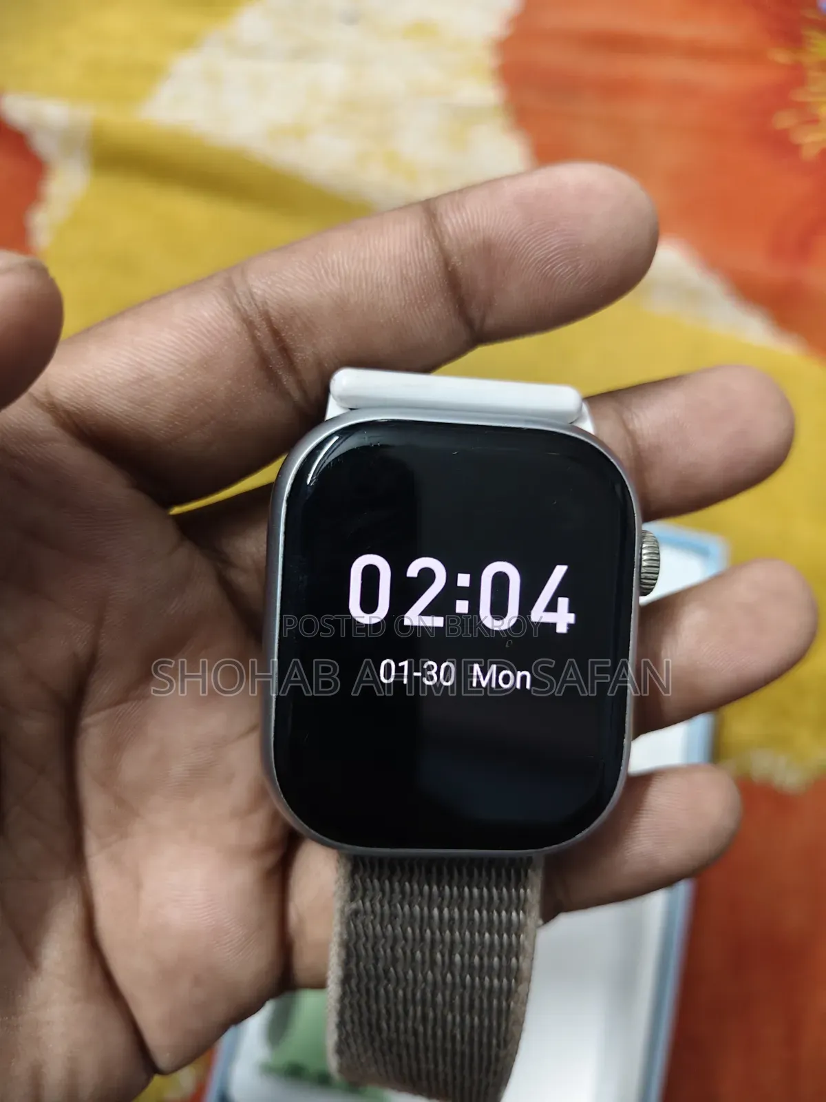 এইচডব্লিউ৬৯ প্রো ম্যাক্স স্মার্ট ওয়াচ অ্যামোলেড ডিসপ্লে