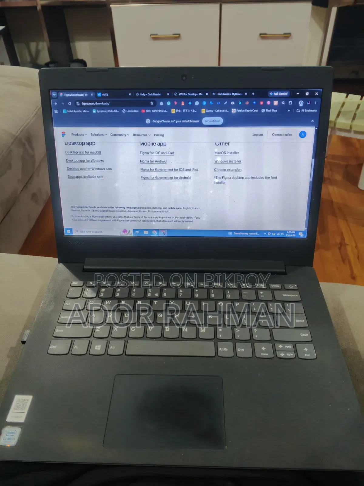 Laptop Lenovo IdeaPad 130 4GB Intel Core I3 HDD 1T