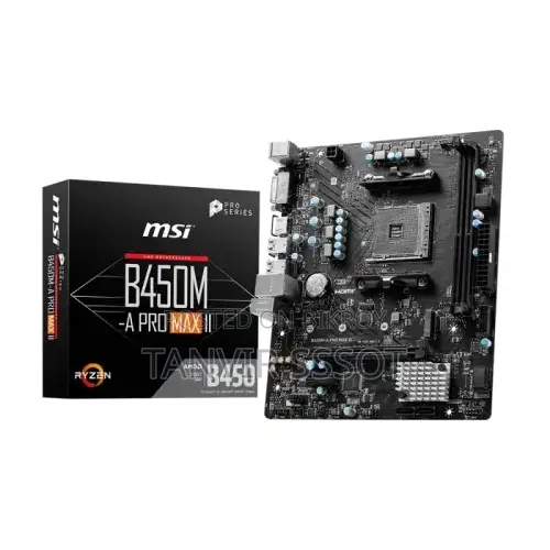Msi B450m-a Pro Max Ii Amd Am4 Motherboard