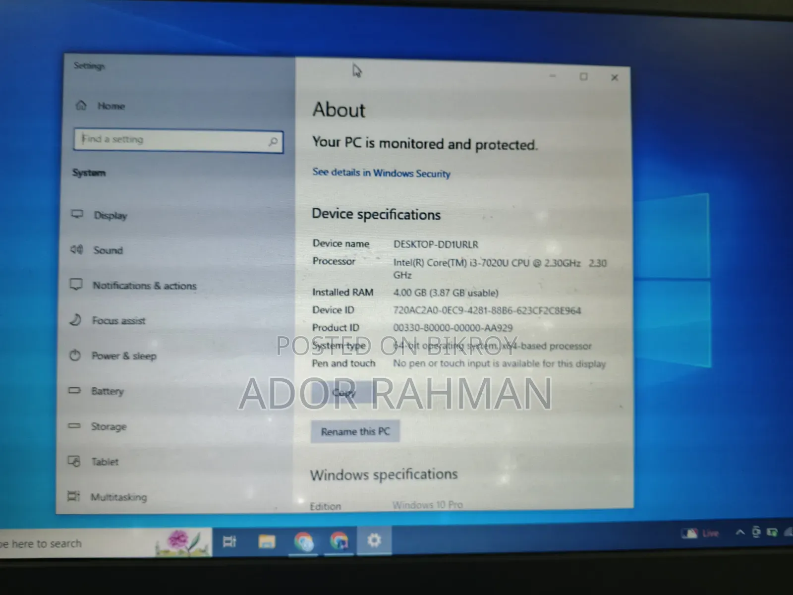 Laptop Lenovo IdeaPad 130 4GB Intel Core I3 HDD 1T