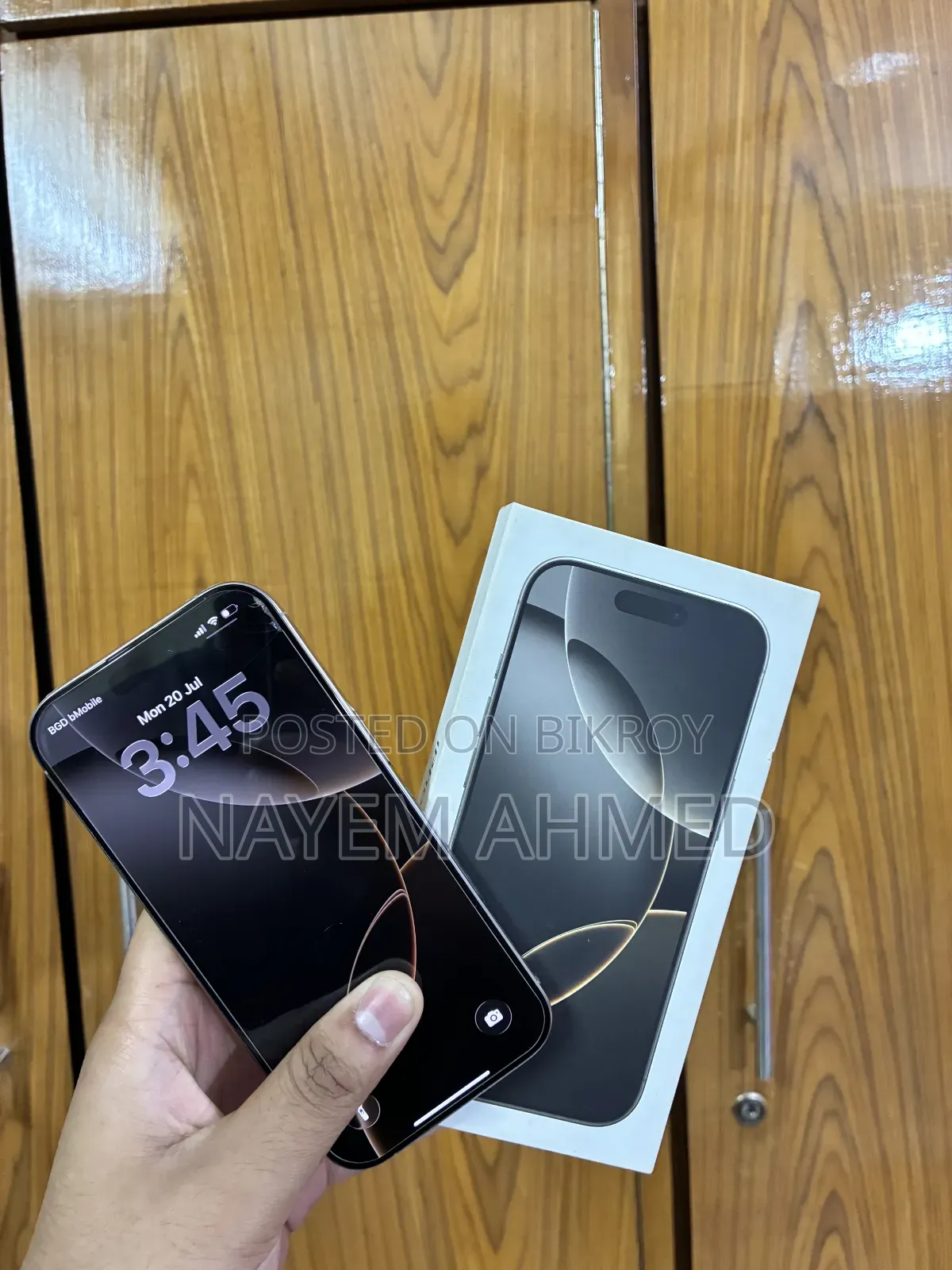অ্যাপল আইফোন ১৬ প্রো ১২৮ জিবি গ্রে