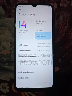 Xiaomi Redmi 10C 64 GB Black