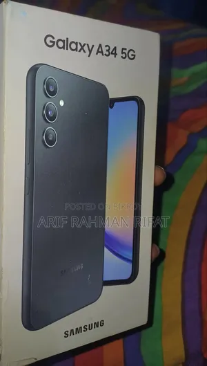 স্যামসাং গ্যালাক্সি এ৩৪ ৫জি ১২৮ জিবি ব্ল্যাক