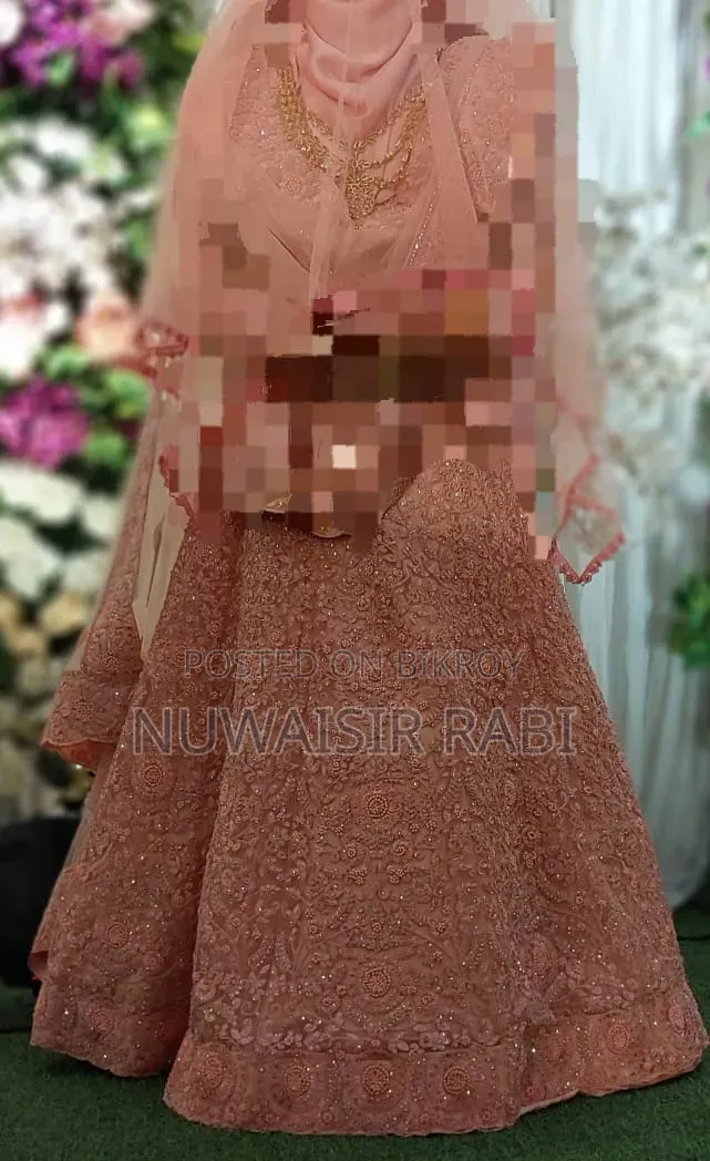 Wedding Lehenga (Peach)