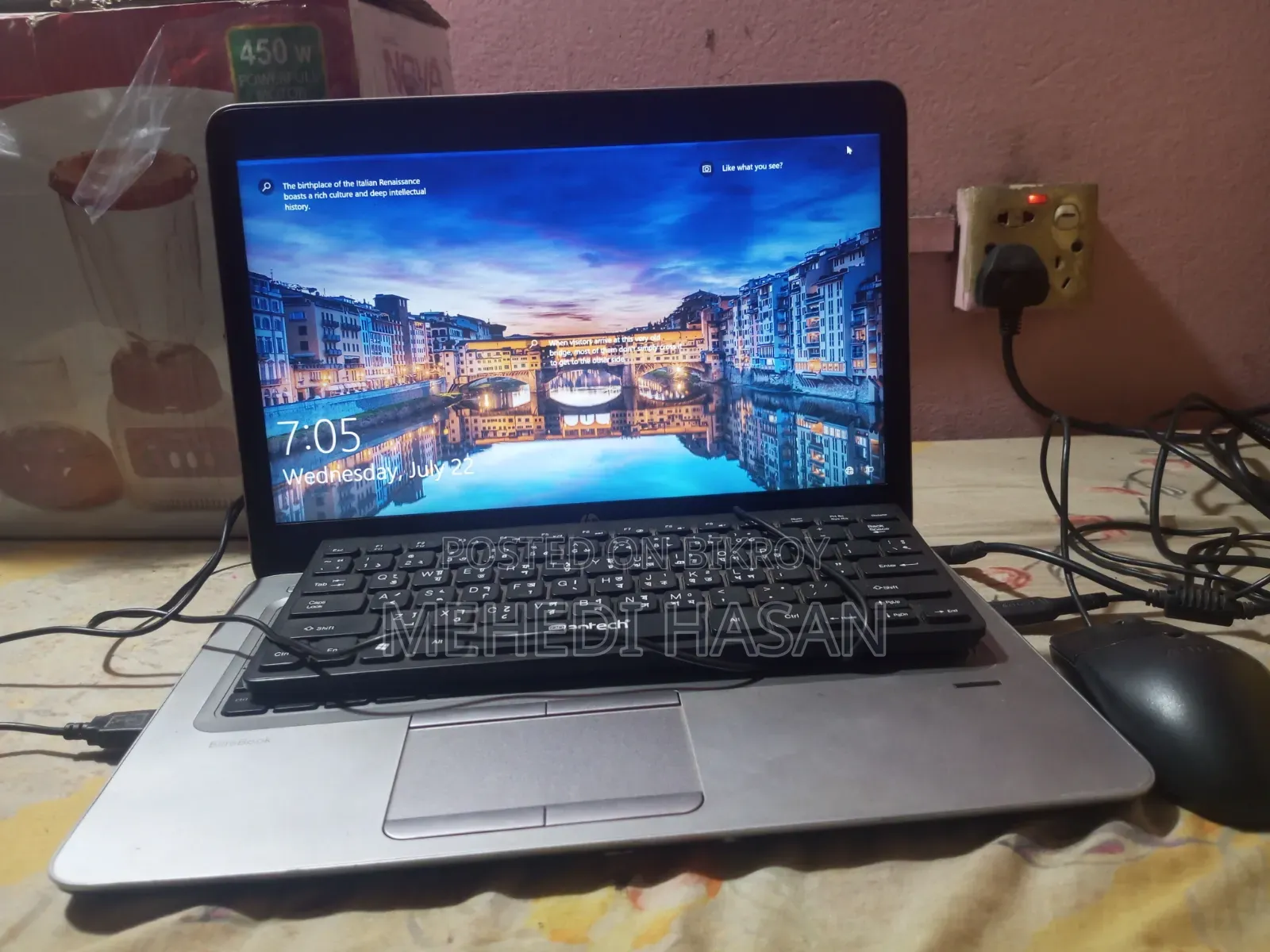 ল্যাপটপ HP EliteBook 840 G5 8GB ইন্টেল কোর আই৫ এসএসডি ২৫৬জিবি