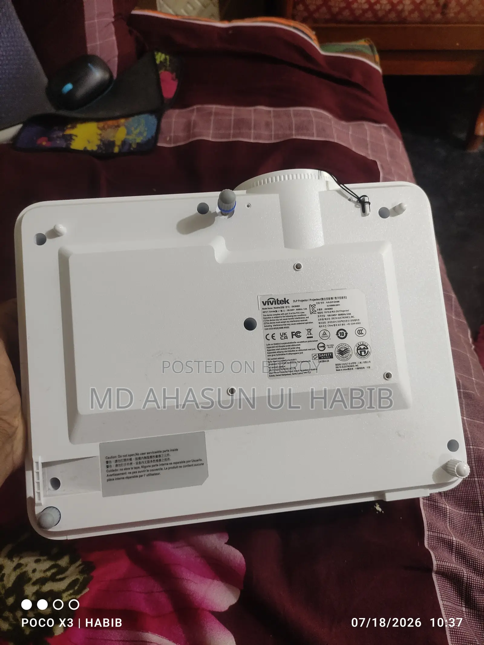 প্রজেক্টর ভিভিটেক ডিডব্লিউ৩৫০বিডি