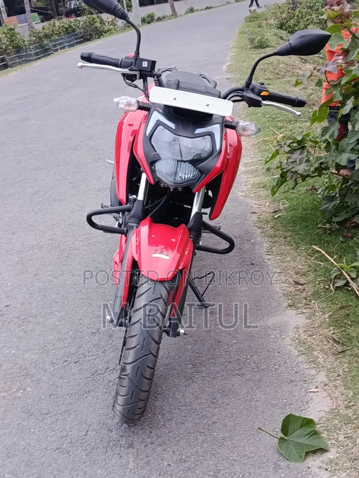 TVS Apache RTR 160 4V 2025 Red