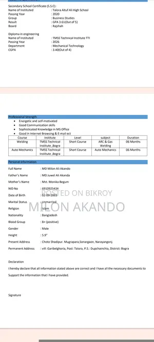 It Intern (Remote/Office