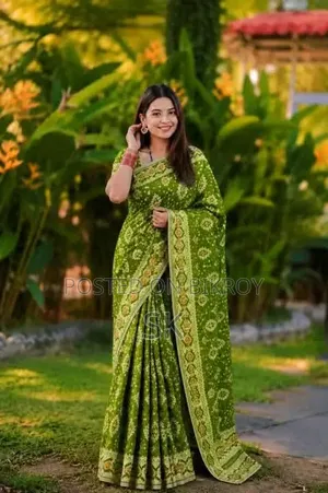 Dhaka Motif Zari Jamdani Blouse Piece