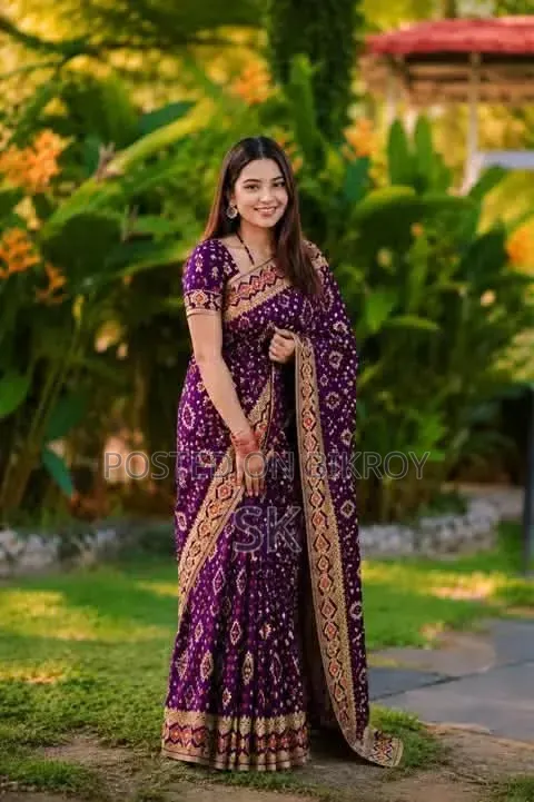 Dhaka Motif Zari Jamdani Blouse Piece