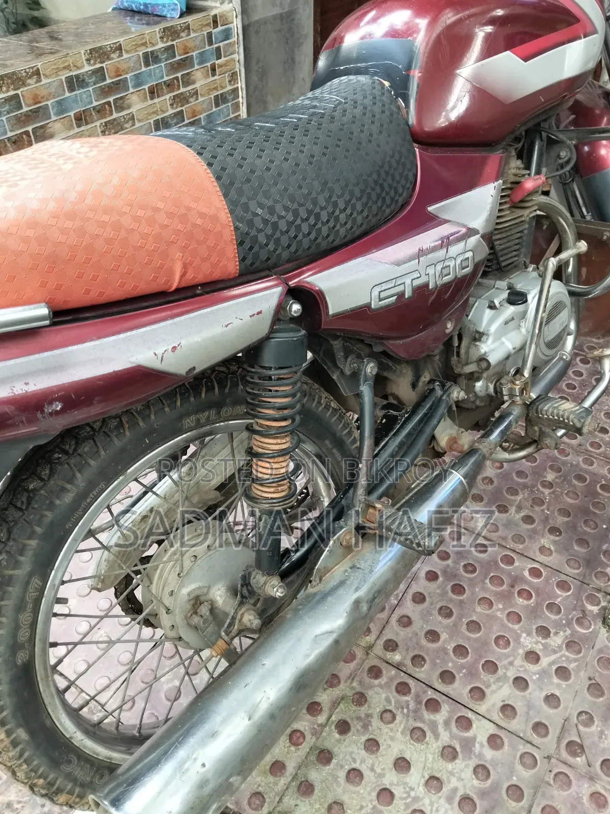Bajaj CT 100 2017 Red