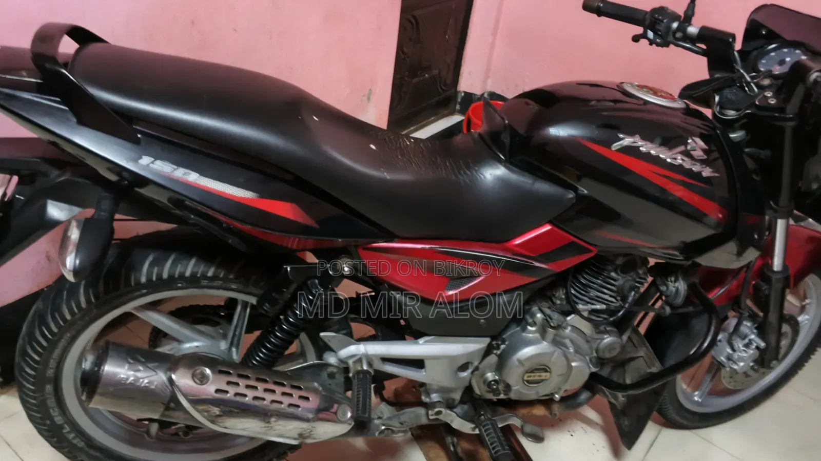 বাজাজ পালসার ১৫০ ২০১৬ কালো