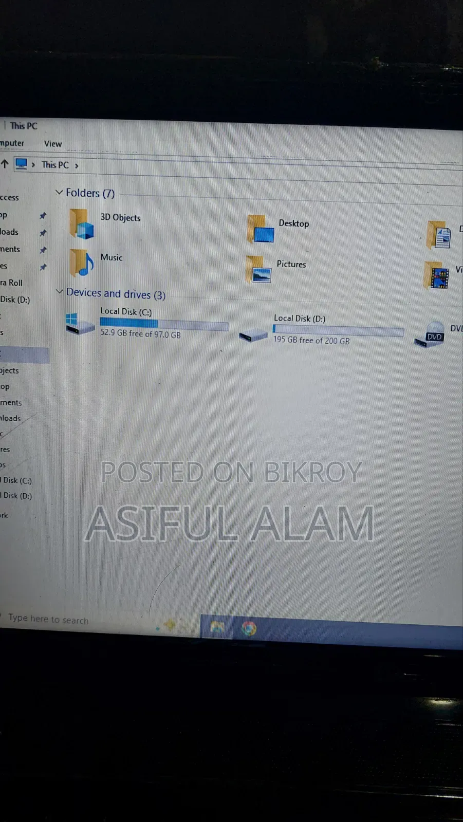 Laptop HP 250 G2 4GB HDD 250GB