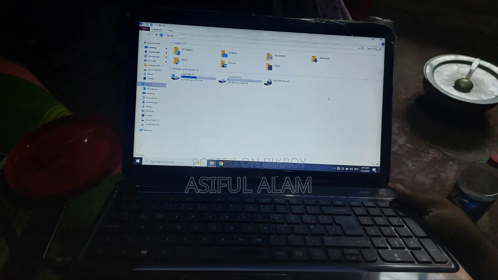 Laptop HP 250 G2 4GB HDD 250GB