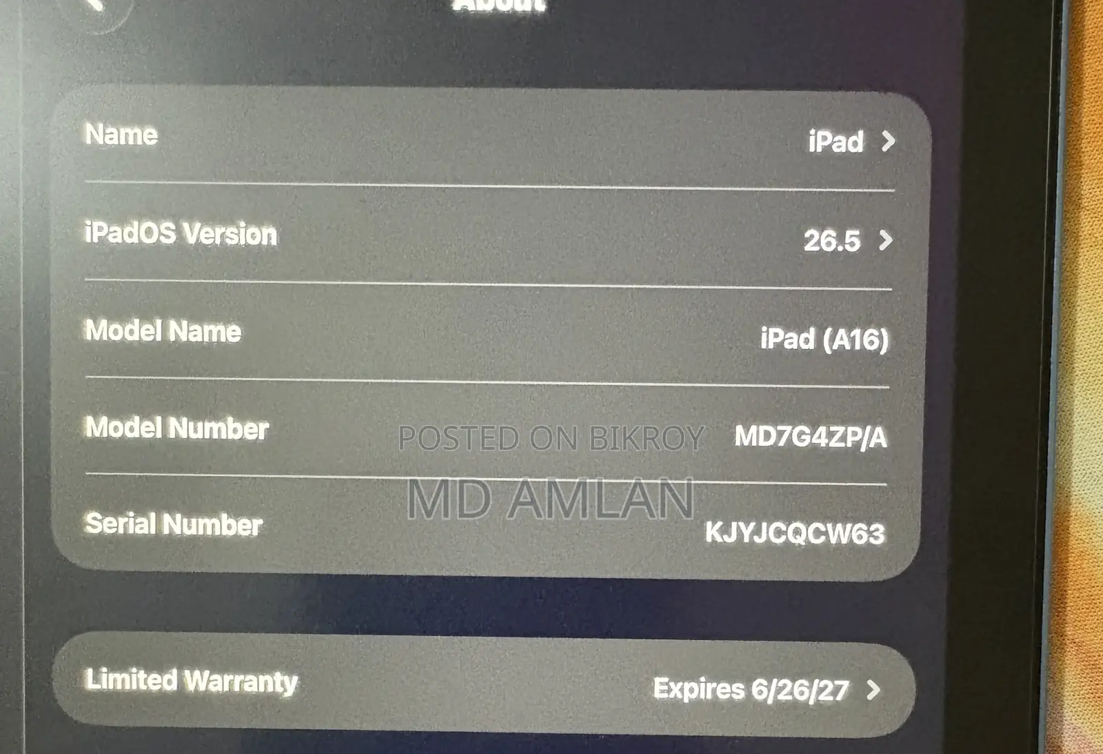 Apple iPad (2025) 128 GB Blue
