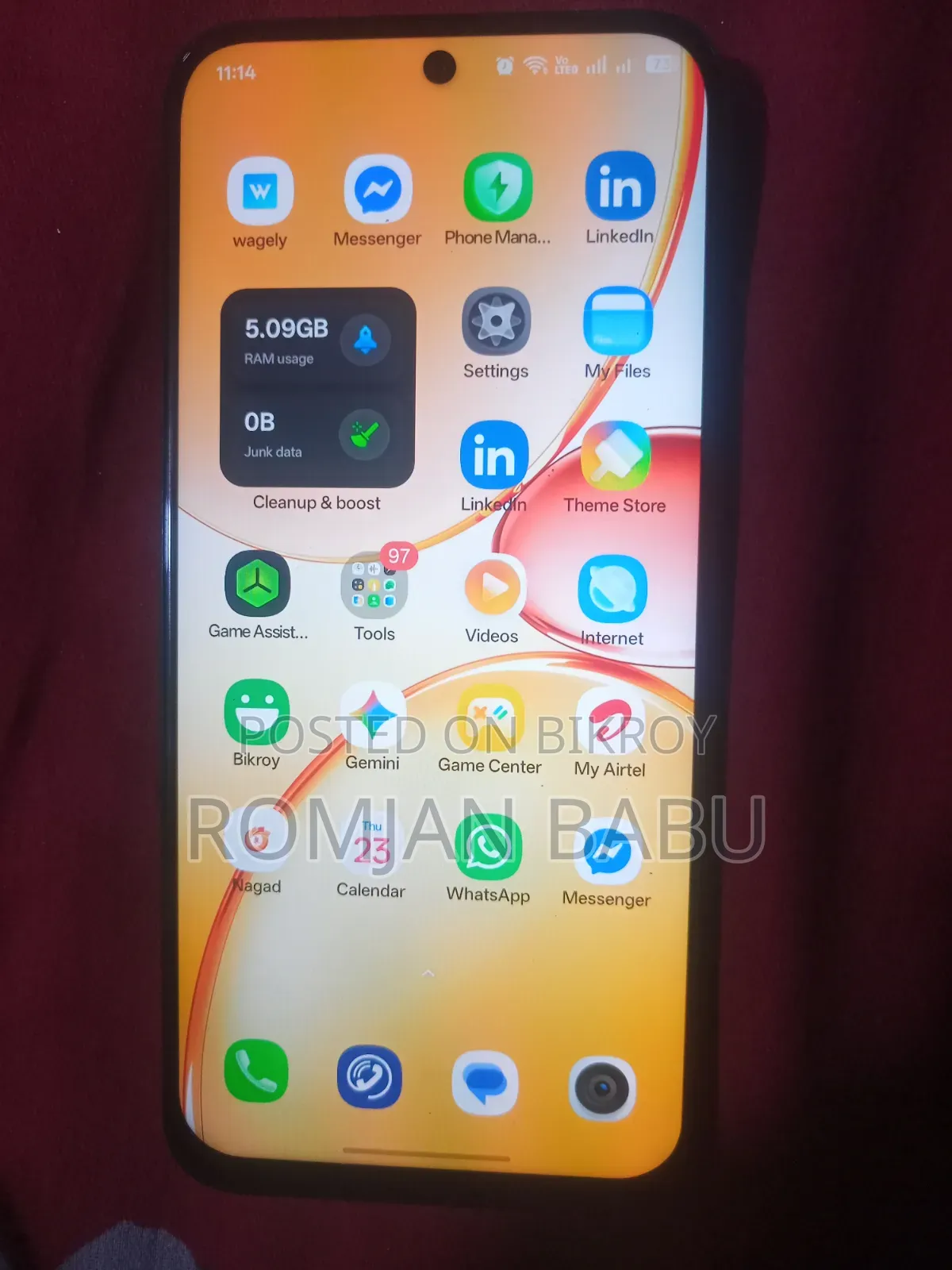 New Realme C85 4G 128 GB Gray