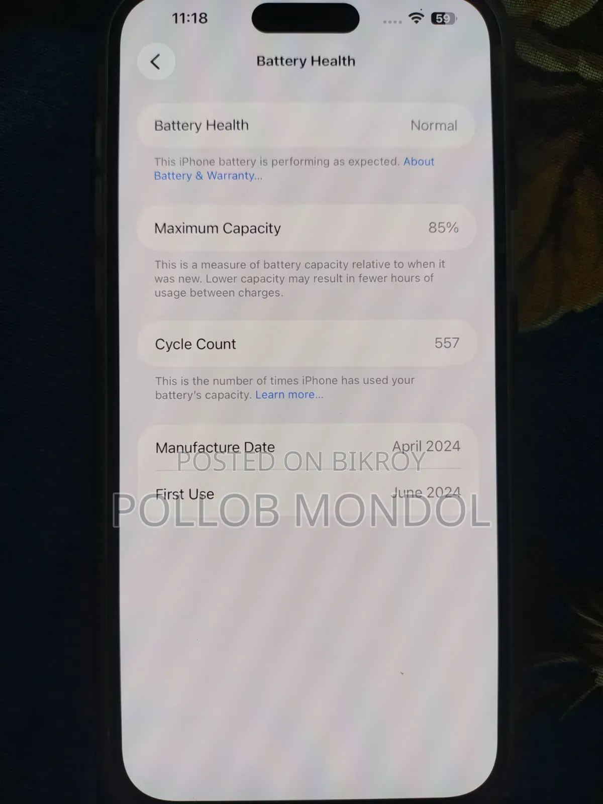 Apple iPhone 15 Plus 128 GB Blue