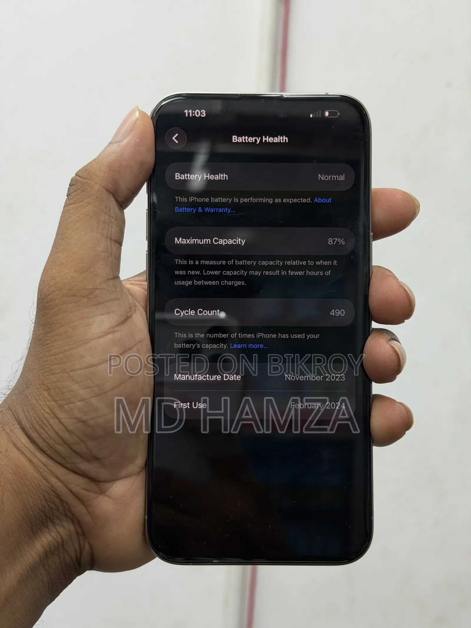Apple iPhone 15 Pro Max 256 GB Silver