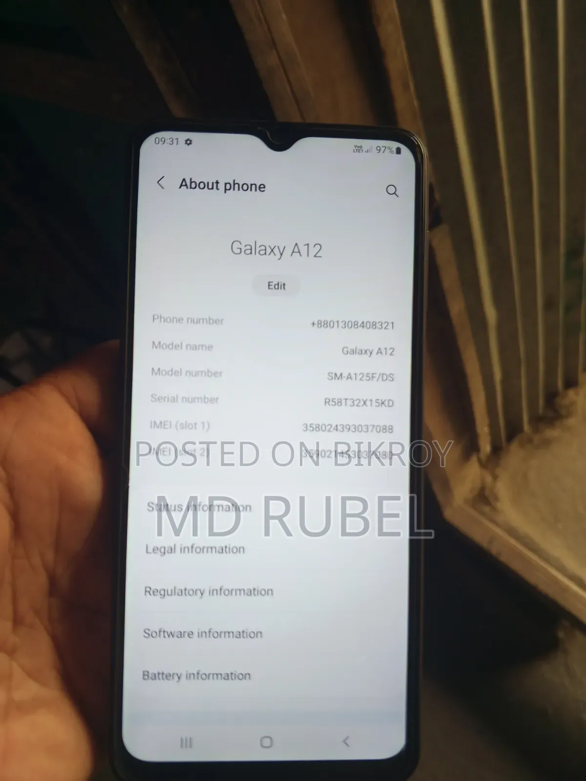 Samsung Galaxy A12 64 GB Black