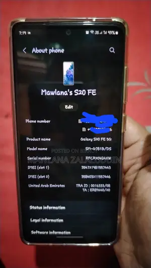 Samsung Galaxy S20 FE 5G 128 GB White