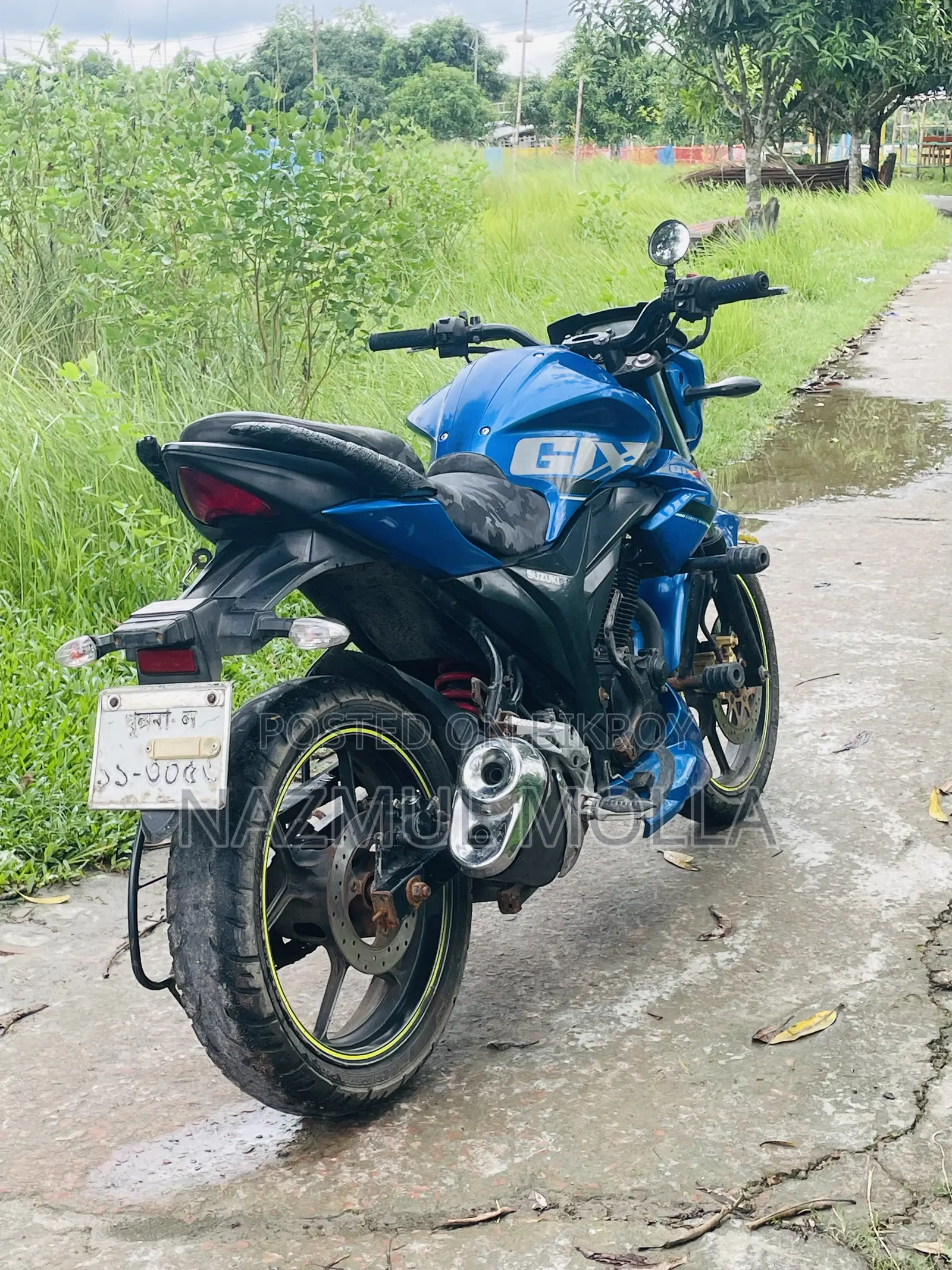Suzuki Bike 2018 Blue