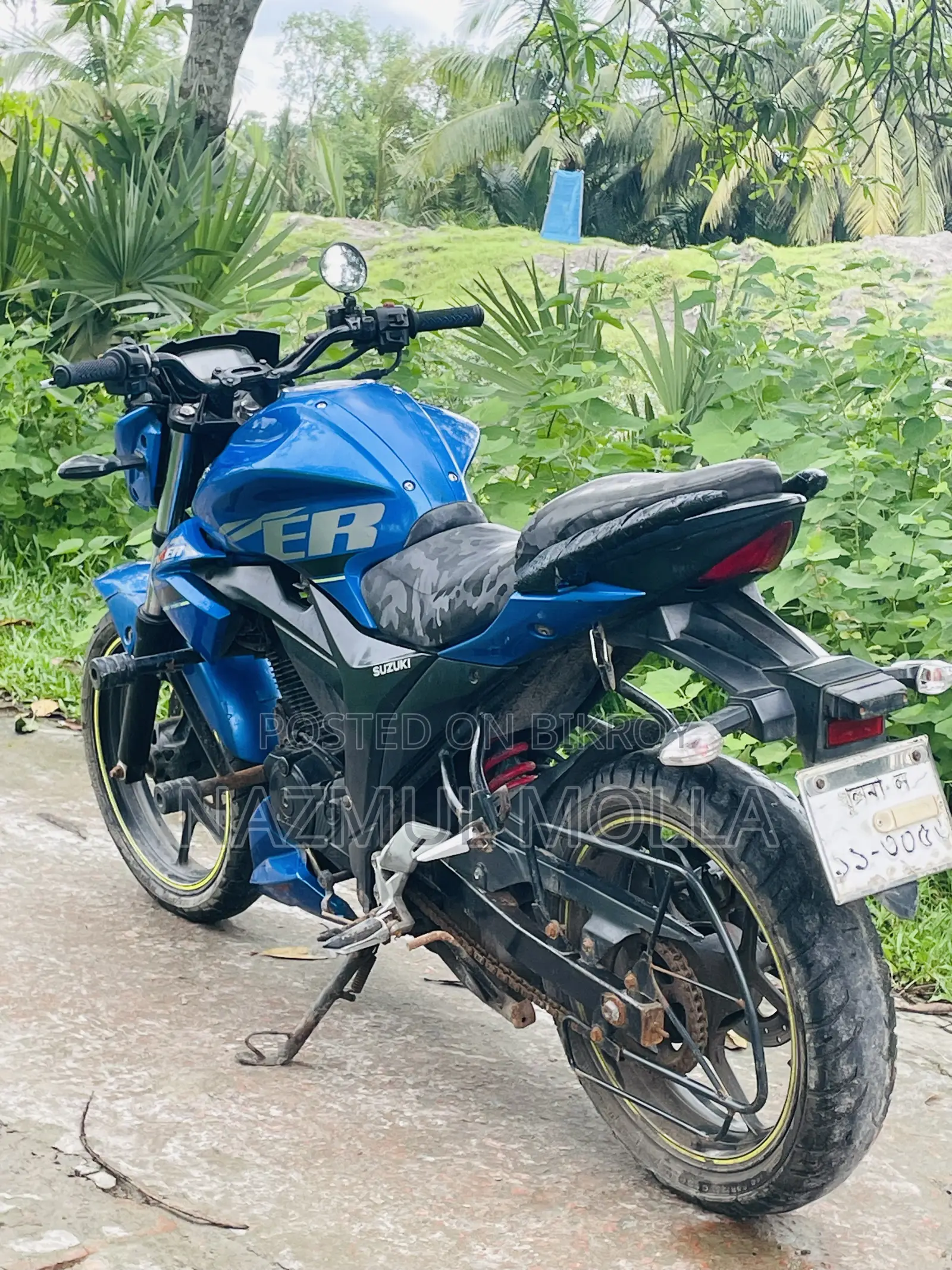 Suzuki Bike 2018 Blue