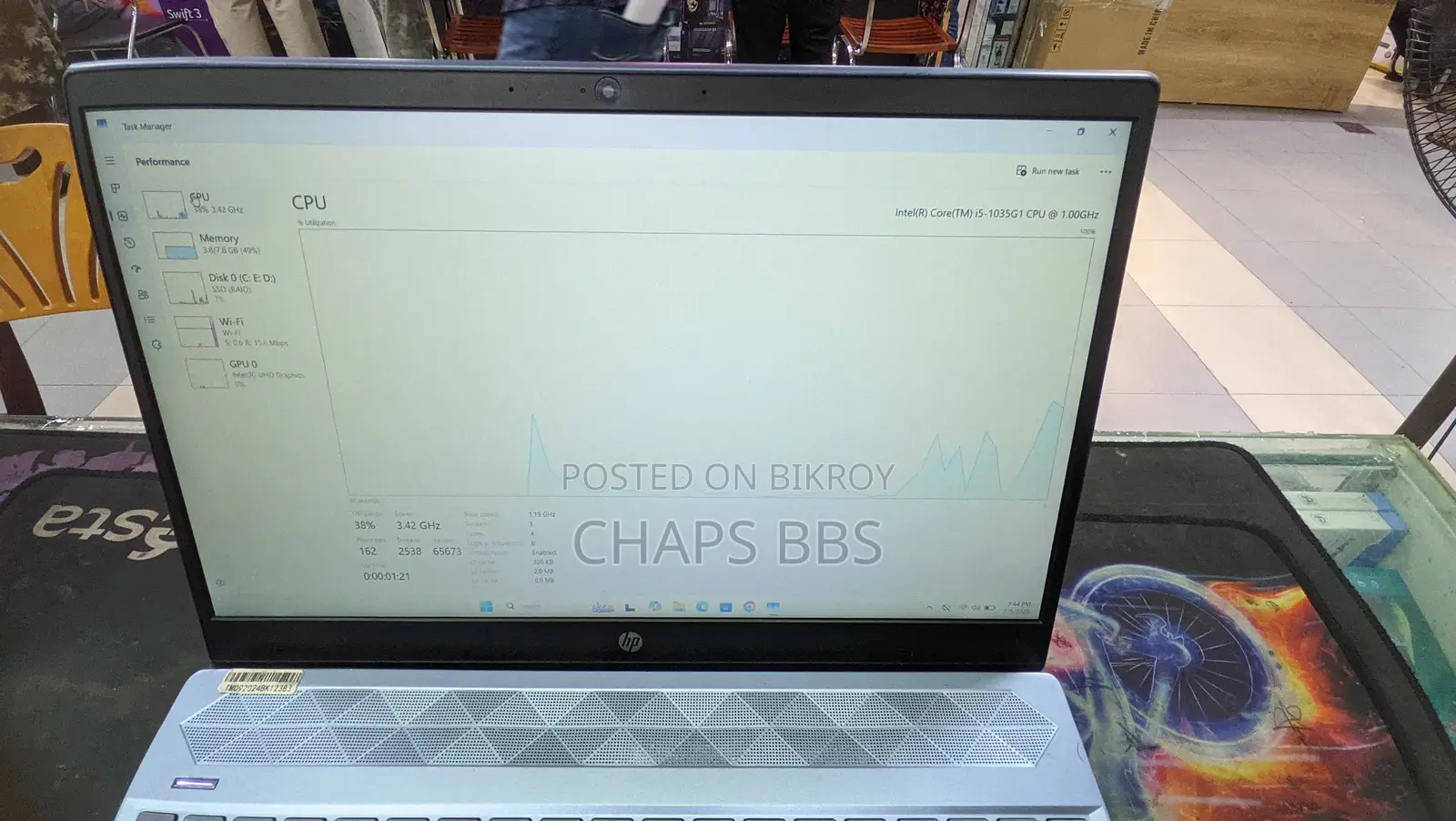 Laptop HP 15 8GB Intel Core i5 SSD 256GB