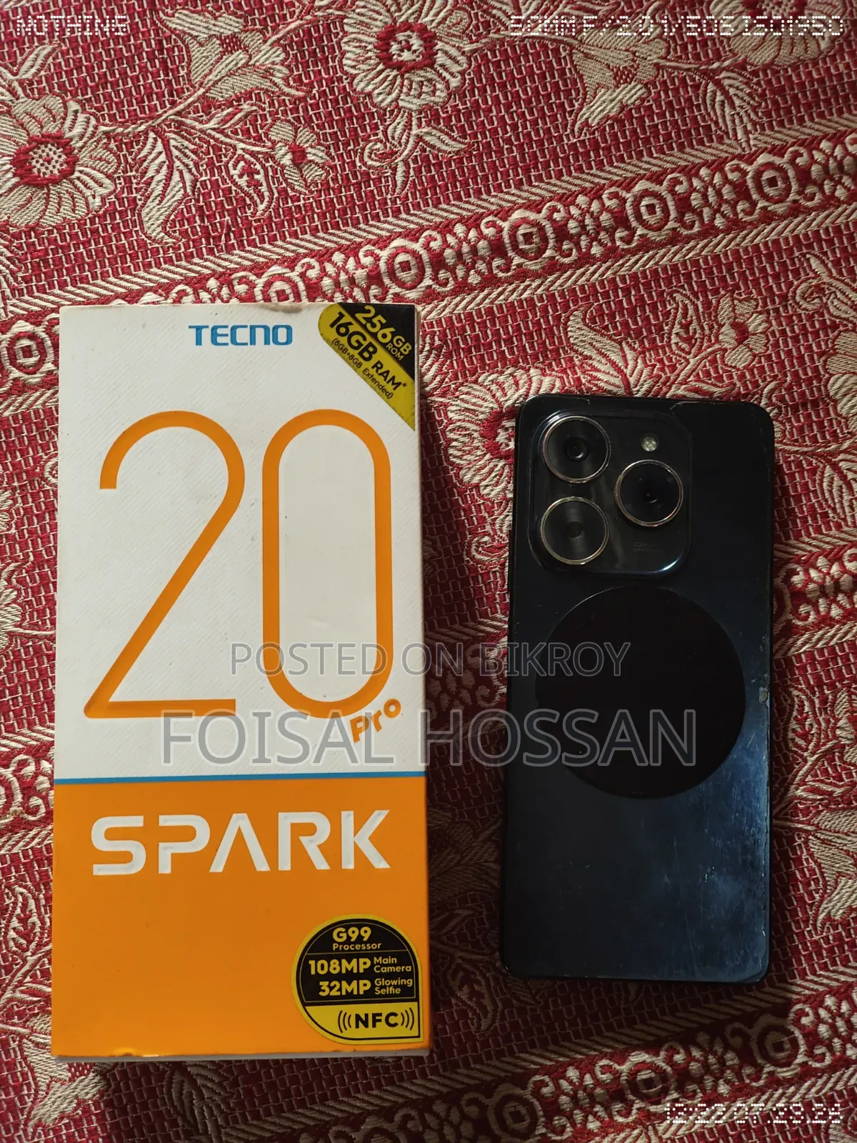 Tecno Spark 20 Pro 256 GB Blue