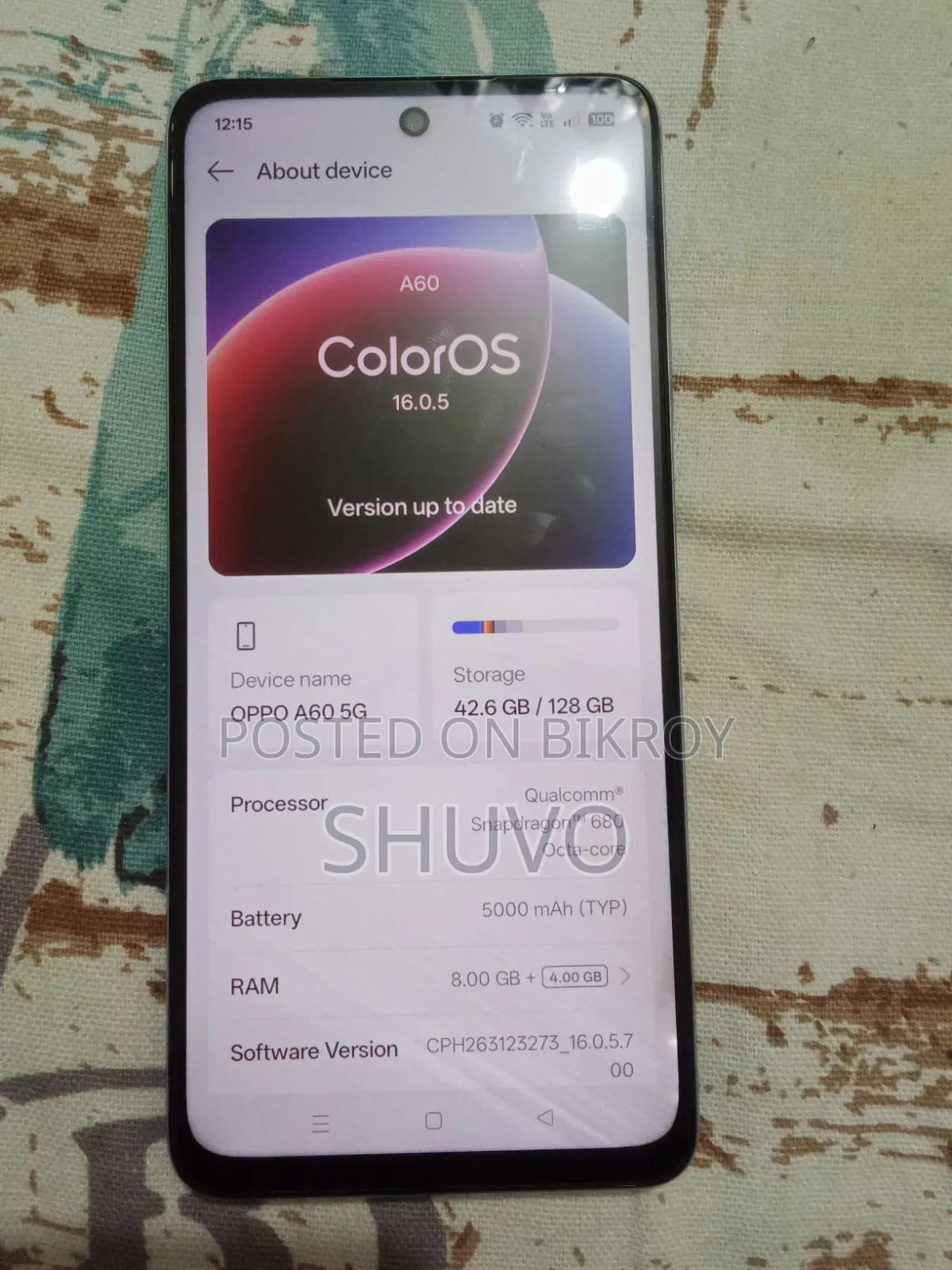 Oppo A60 128 GB Blue
