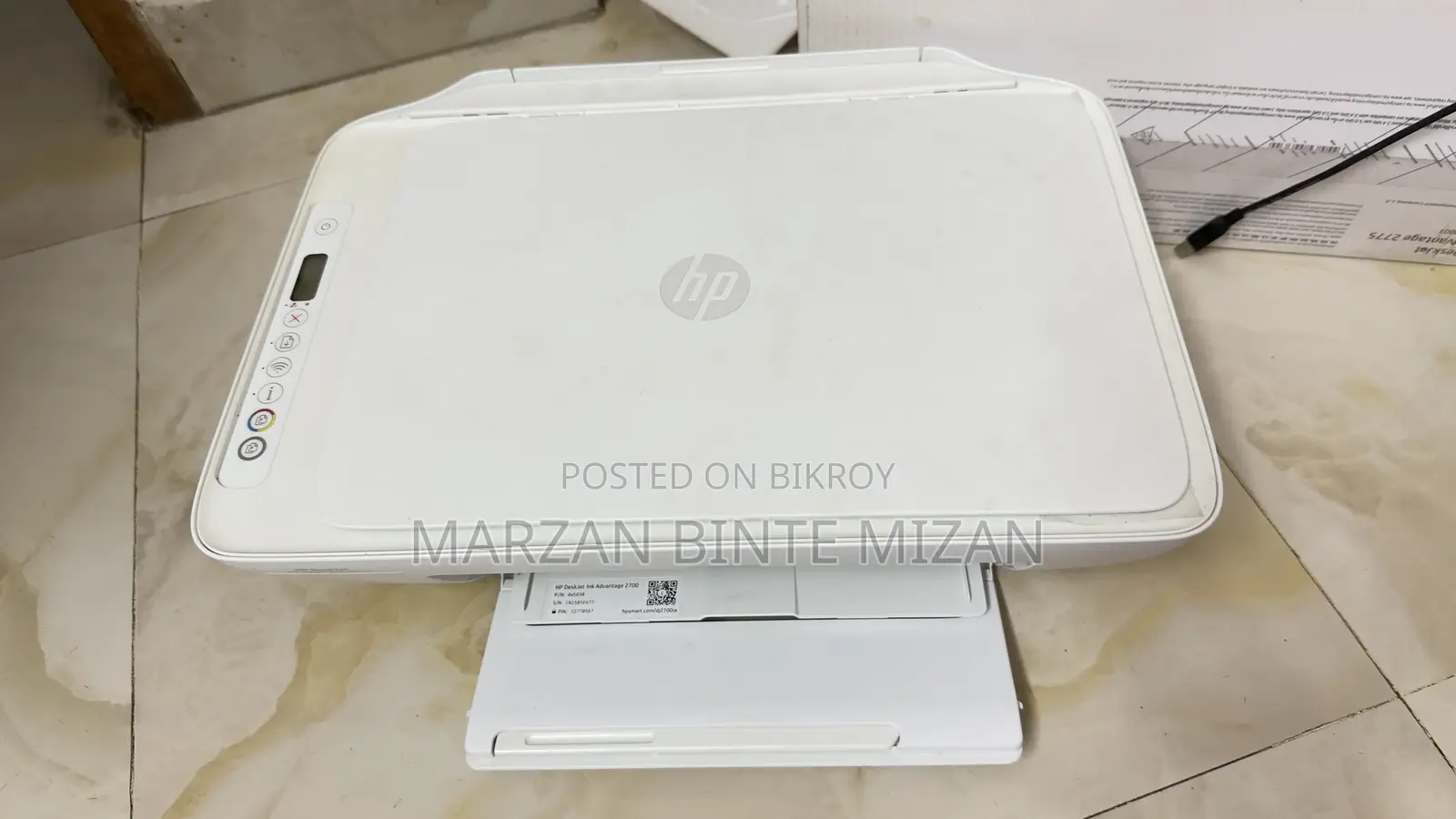 HP DeskJet Ink Advantage 2775 All-in-One Printer