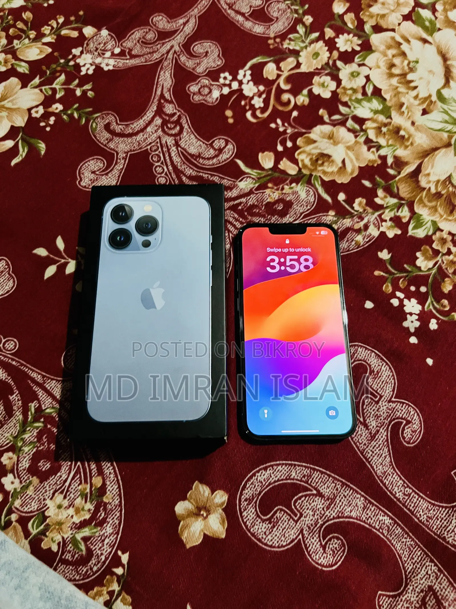 New Apple iPhone 13 Pro 256 GB Blue