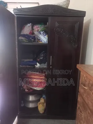 wooden almirah