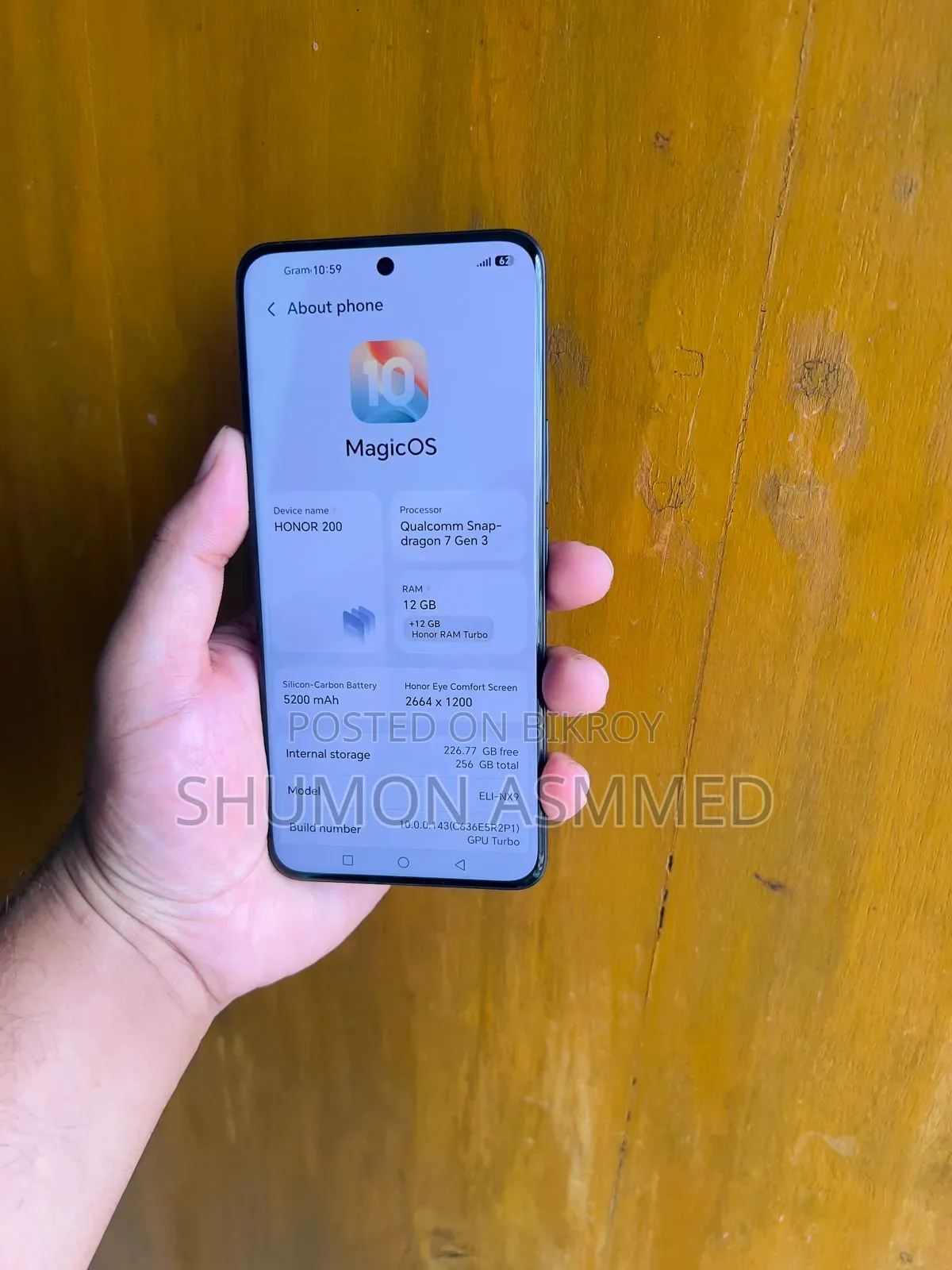 New Honor 200 256 GB Black