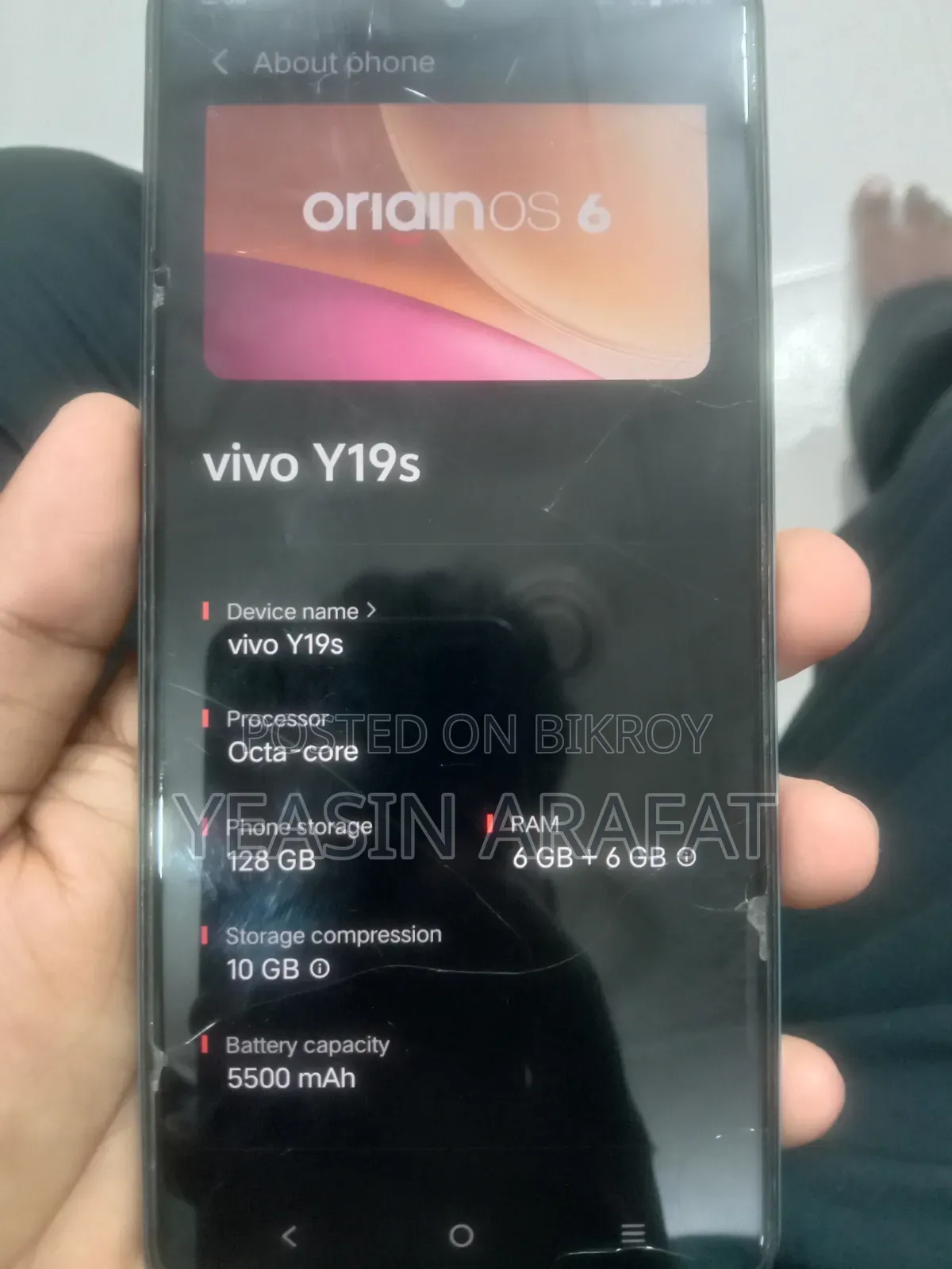 New Vivo Y19s 128 GB Blue