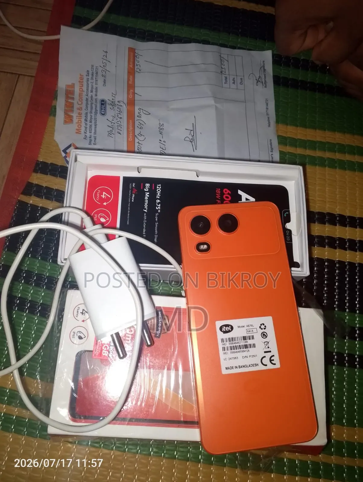 Itel A200+ 64 GB Orange