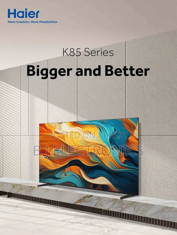 Haier 43 Inch FHD Bezel-Less Google TV (H43K85FFX)