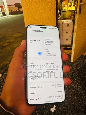 অনার ম্যাজিক৭ প্রো ৫১২ জিবি সিলভার
