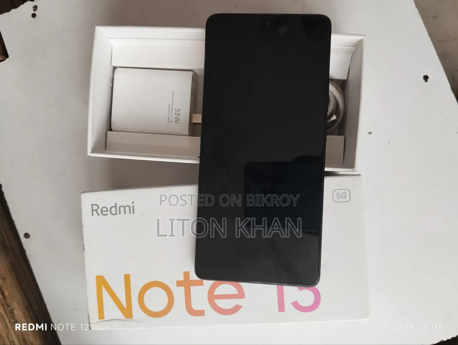 Xiaomi Redmi Note 13 256 GB Black