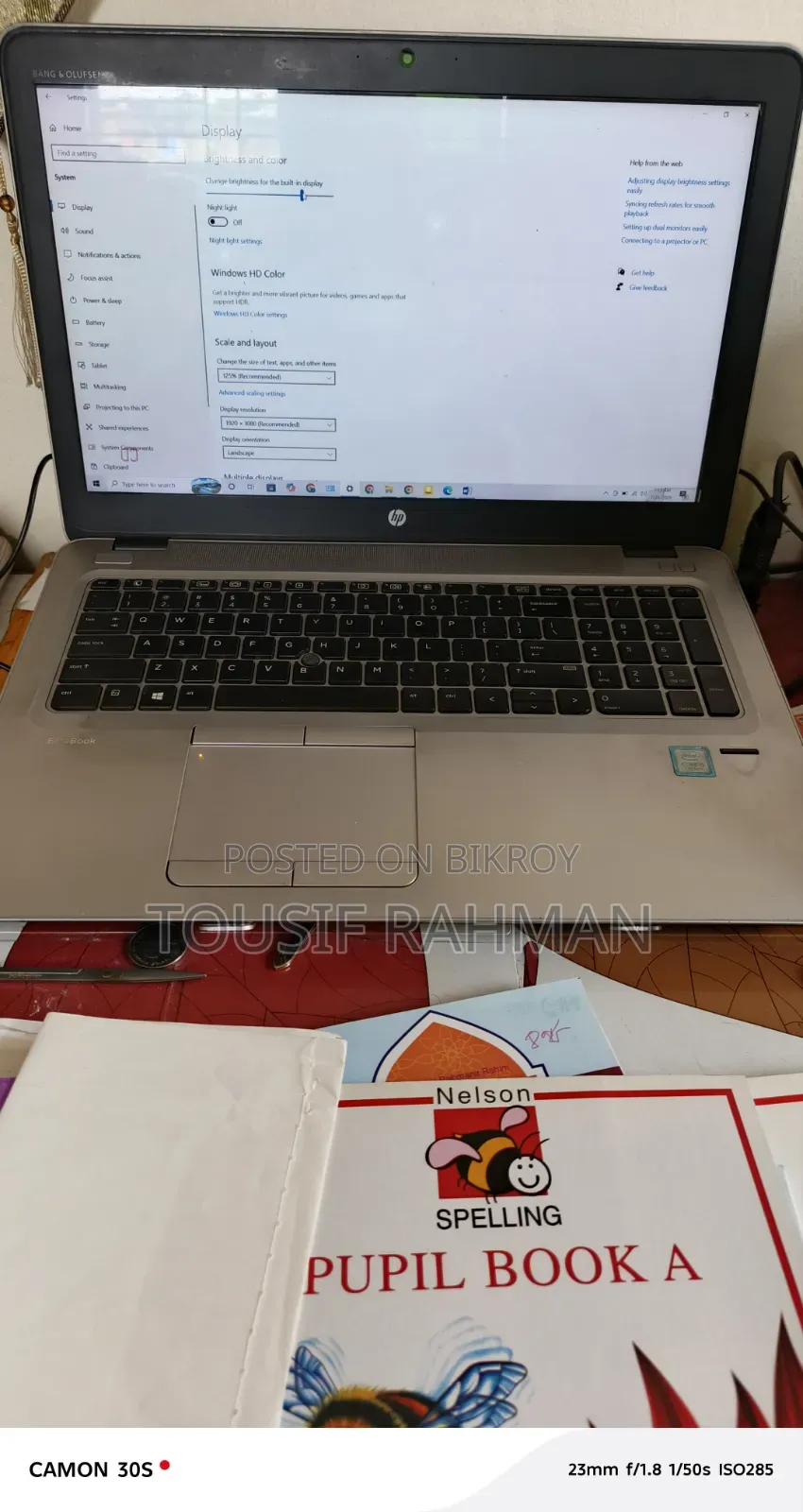 Laptop HP EliteBook 850 G4 8GB Intel Core i5 SSD 256GB