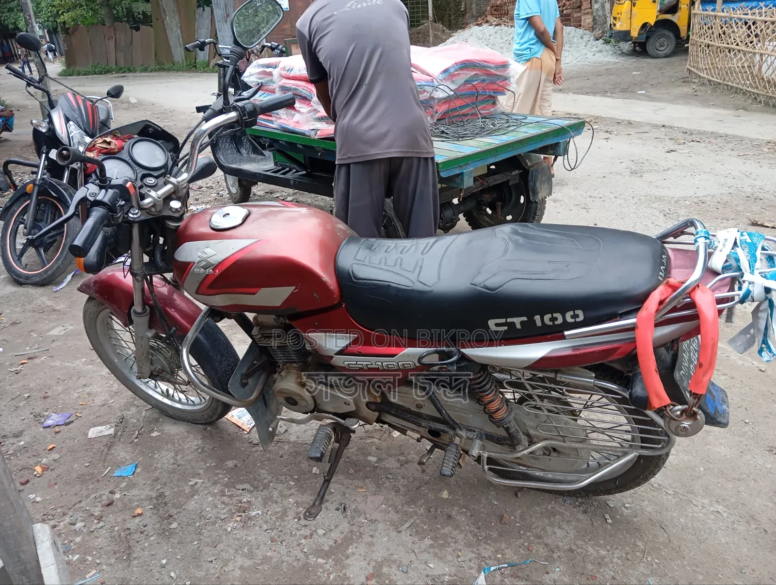 Bajaj CT 100 2018 Red