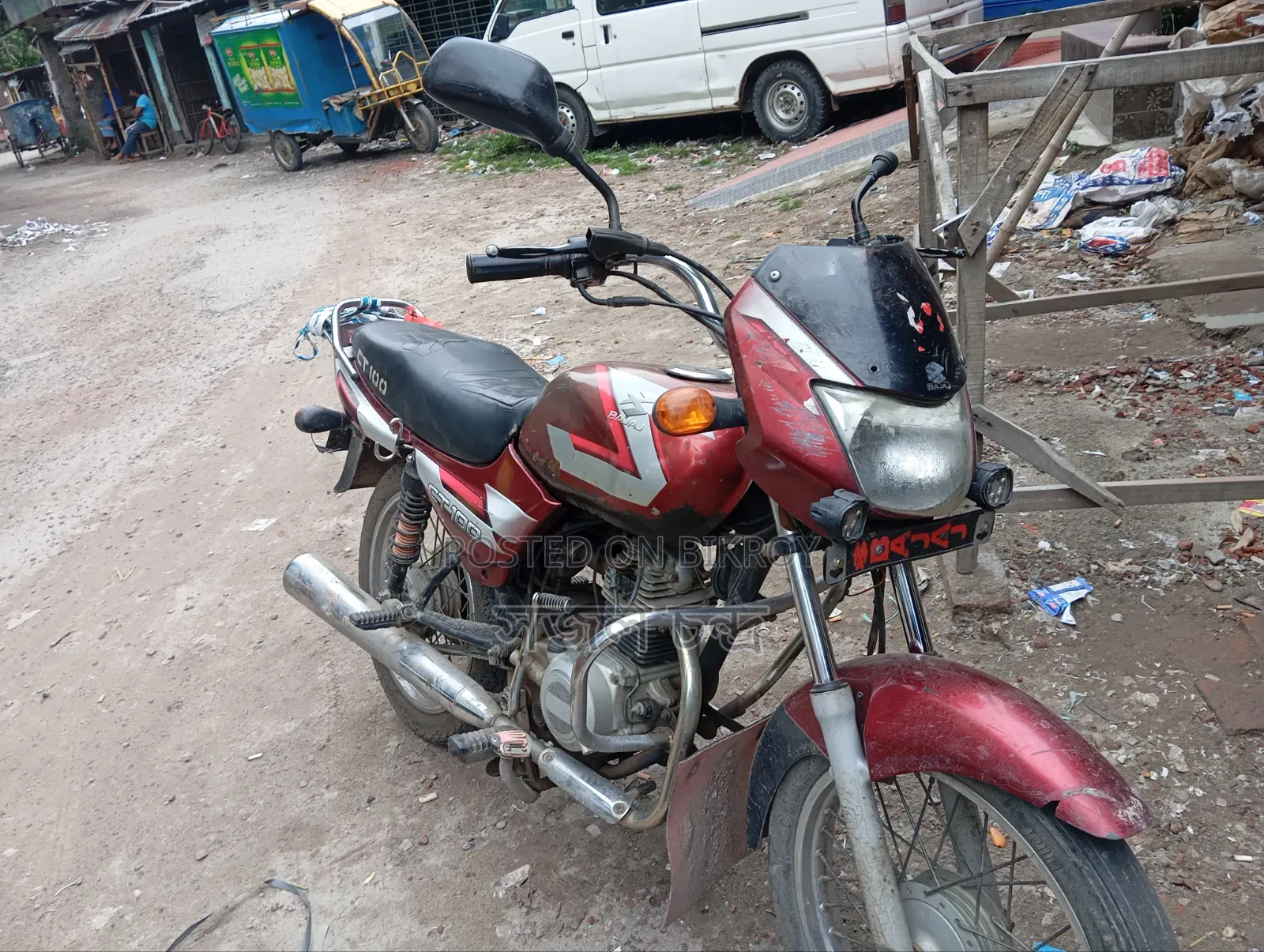 Bajaj CT 100 2018 Red