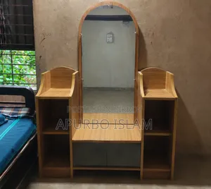 Premium Royal Wooden Dressing Table | Luxury Look | 4000 ❌ 2000✅ TK