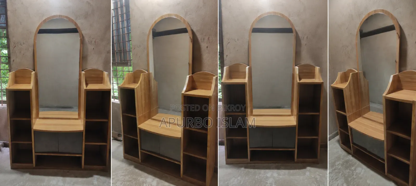 Premium Royal Wooden Dressing Table | Luxury Look | 4000 ❌ 2000✅ TK
