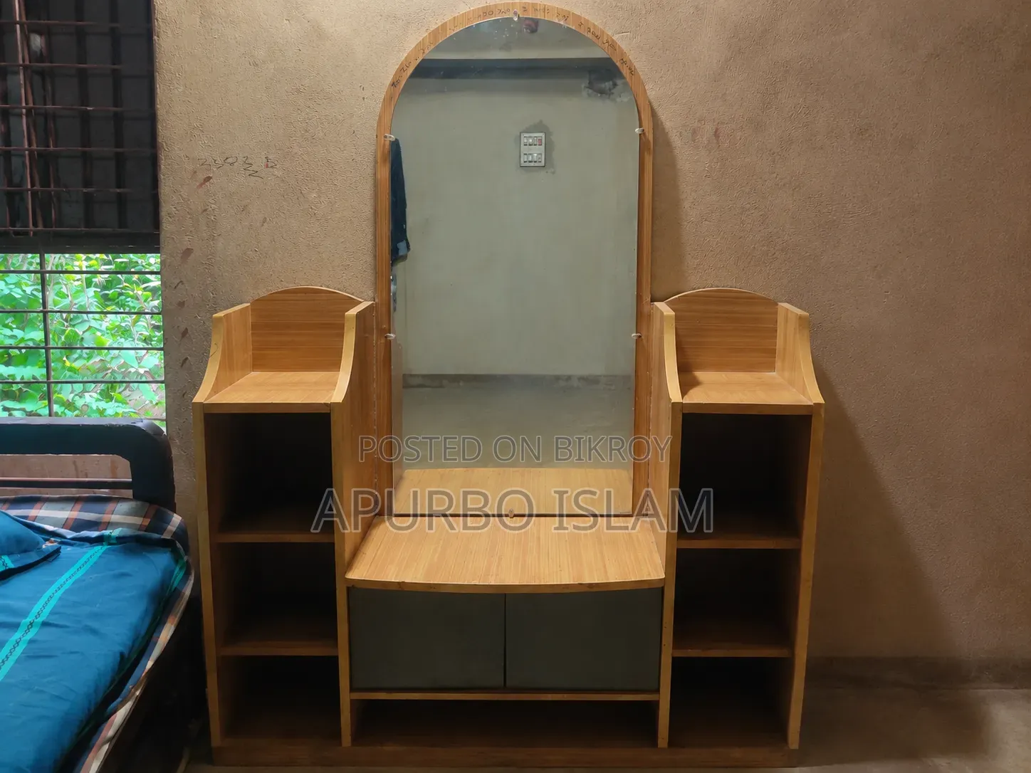 Premium Royal Wooden Dressing Table | Luxury Look | 4000 ❌ 2000✅ TK
