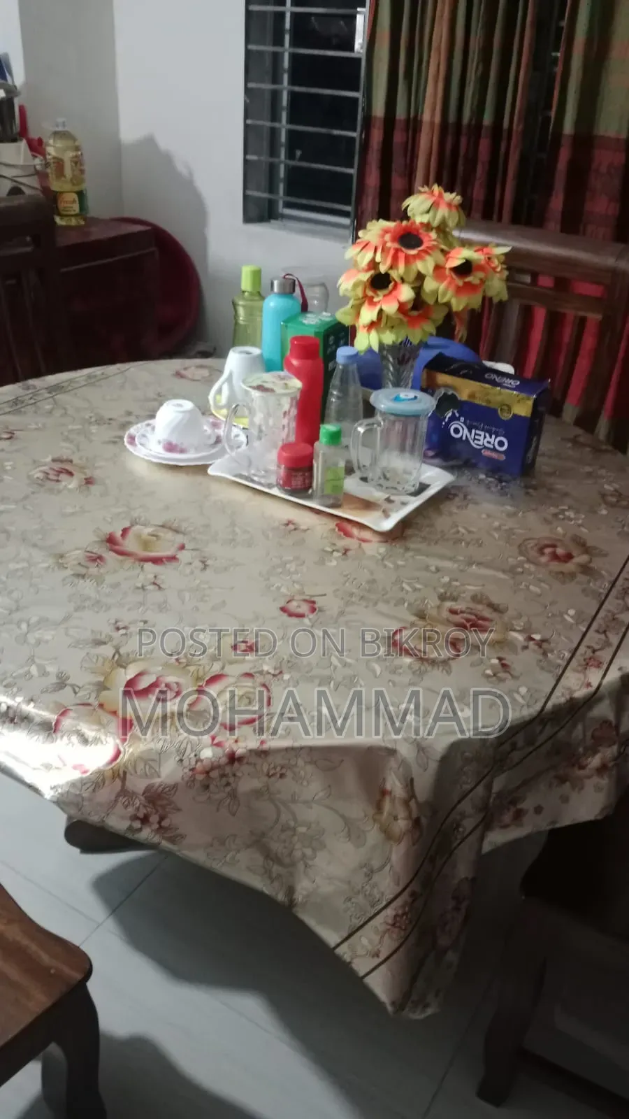 Children's Wooden Table (with Chairs) and Bed