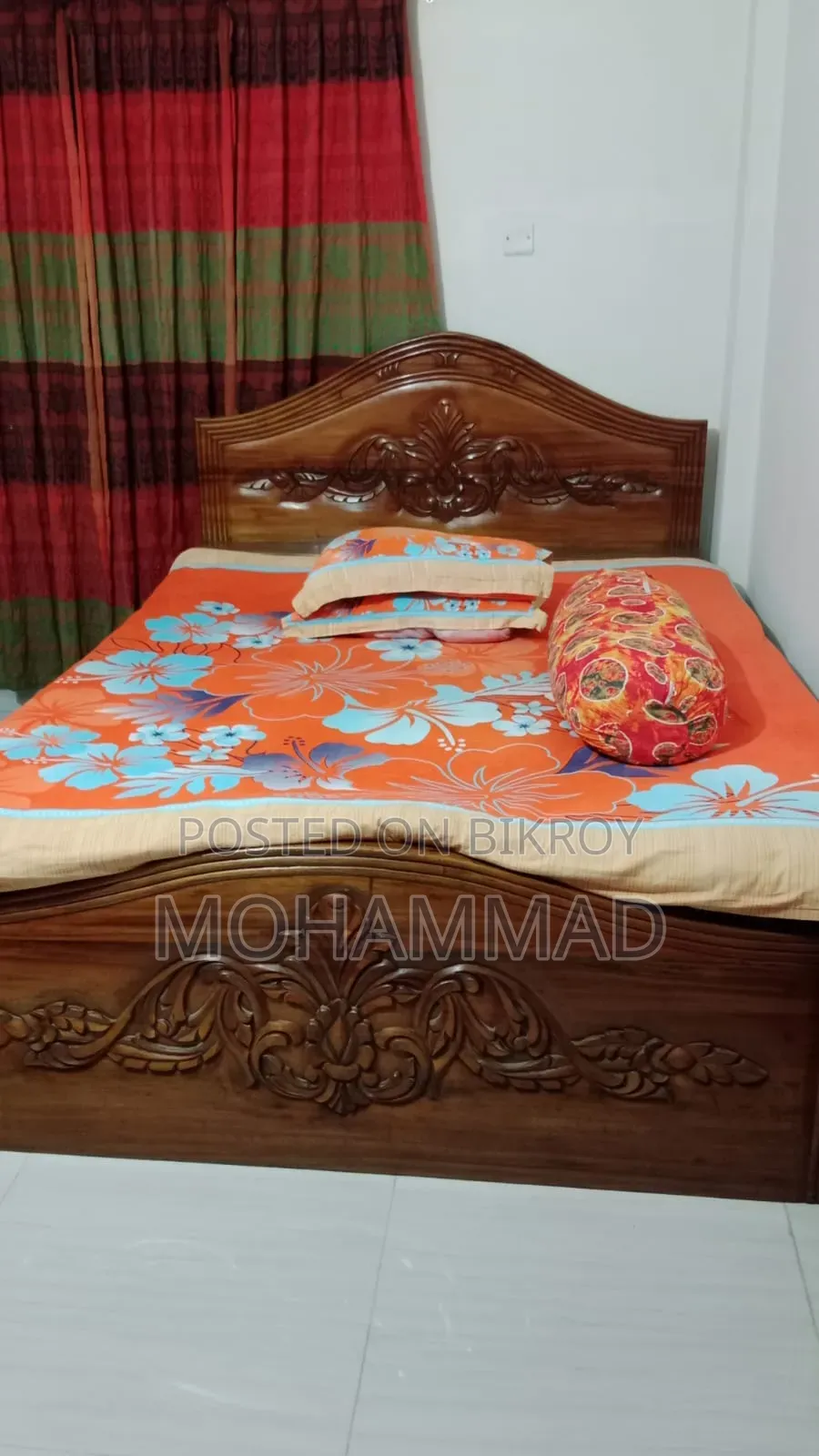 Children's Wooden Table (with Chairs) and Bed