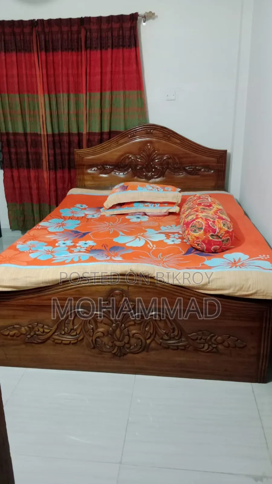 Children's Wooden Table (with Chairs) and Bed